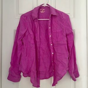 Lilly Pulitzer linen button down